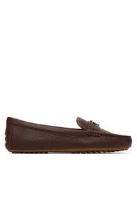 Lauren Ralph Lauren - LAUREN RALPH LAUREN Mokasyny Kingad 802942768016 Brązowy. Kolor: brązowy. Materiał: skóra