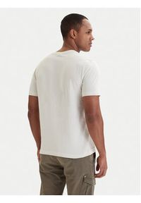 Aeronautica Militare T-Shirt 261TS2534UJ00641 Beżowy Regular Fit. Kolor: beżowy. Materiał: bawełna #4