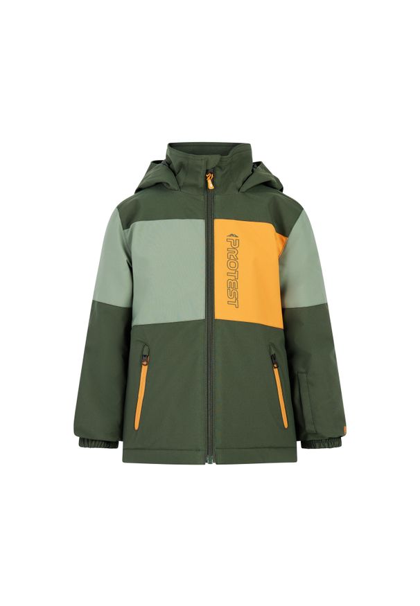 Dziecięca kurtka narciarska Protest Conner TD. Kolor: zielony. Sezon: zima. Sport: narciarstwo