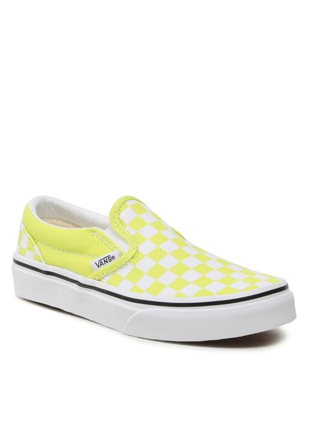 Vans Tenisówki Classic Slip-On VN0A5KXMZUD1 Zielony. Zapięcie: bez zapięcia. Kolor: zielony. Materiał: materiał