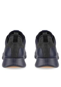 ecco - ECCO Sneakersy Gruuv M 52522401303 Granatowy. Kolor: niebieski. Materiał: skóra #6