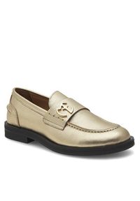 Eva Minge Loafersy MICHELLE-0107 Złoty. Kolor: złoty. Materiał: skóra #2