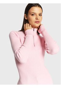 Edited Sweter Alison EDT1546020000003 Różowy Slim Fit. Kolor: różowy. Materiał: wiskoza #5