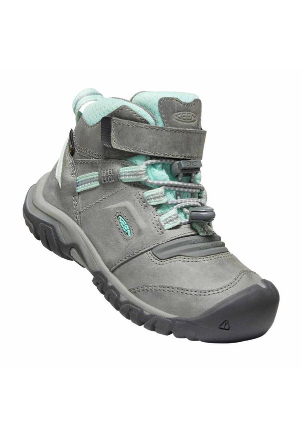 keen - Buty trekkingowe dla dzieci Keen Ridge Flex Mid WP. Okazja: na co dzień. Kolor: szary. Sport: turystyka piesza