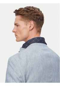 JOOP! Marynarka Hoverest 30102592 Niebieski jasny Slim Fit. Kolor: niebieski. Materiał: len #3