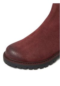 Lasocki Botki CEO-WI16-D-466-02 Bordowy. Kolor: czerwony. Materiał: zamsz, skóra #6