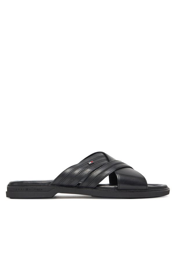 TOMMY HILFIGER - Klapki Tommy Hilfiger. Kolor: czarny
