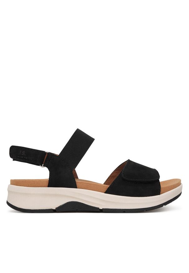 Sandały Josef Seibel. Kolor: czarny