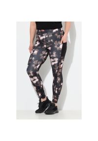 ULLA POPKEN - Damskie Legginsy sportowe szybkoschnące kieszenie z recyklingu. Kolekcja: plus size. Kolor: czarny. Materiał: poliester, materiał, elastan #1