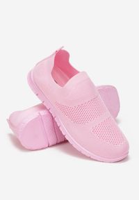 Born2be - Różowe Buty Sportowe Galithusa. Zapięcie: bez zapięcia. Kolor: różowy. Materiał: materiał. Szerokość cholewki: normalna #5