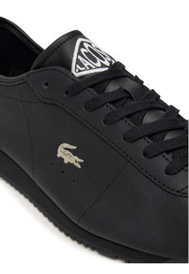 Lacoste Sneakersy Club-Low 7-49SMA0107 Czarny. Kolor: czarny. Materiał: skóra