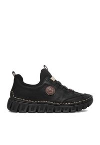 Rieker Sneakersy CEO-57550-00 Czarny. Kolor: czarny. Materiał: skóra #1