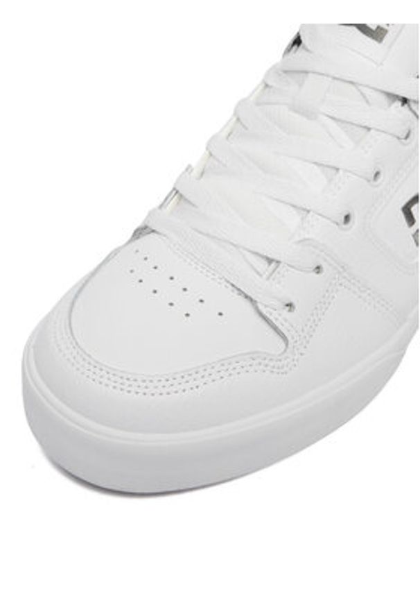 DC Shoes Sneakersy EO-PURE 300660-HBW Biały. Kolor: biały. Materiał: skóra