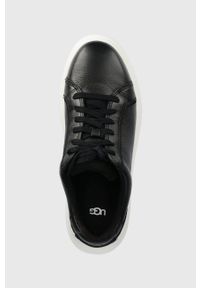 Ugg - UGG sneakersy skórzane Scape Lace kolor czarny 1130763. Nosek buta: okrągły. Kolor: czarny. Materiał: skóra. Obcas: na platformie #3