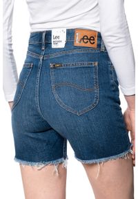 Lee - LEE BOYFRIEND SHORT DAMSKIE SZORTY JEANSOWE L37NMGFL 112108093. Materiał: jeans #4