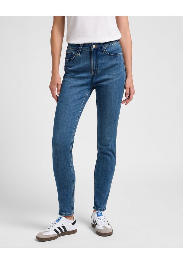 Lee - 2-PAK DAMSKICH SPODNI JEANSOWYCH LEE CBL HR SKINNY EUR SO CHIC L34GUZE28 112340591. Okazja: na co dzień, do pracy. Sezon: lato. Styl: casual, klasyczny