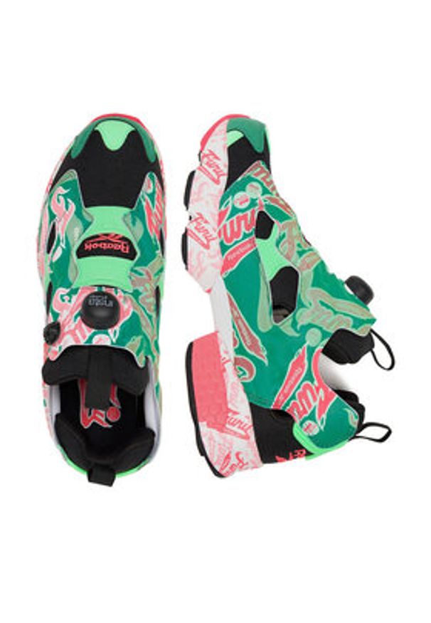 Reebok Sneakersy EO-INSTAPUMP FURY 94 100239571 Zielony. Kolor: zielony. Materiał: materiał