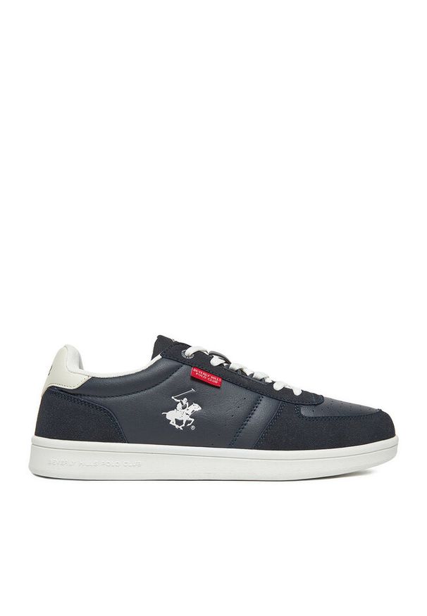 Sneakersy Beverly Hills Polo Club. Kolor: niebieski