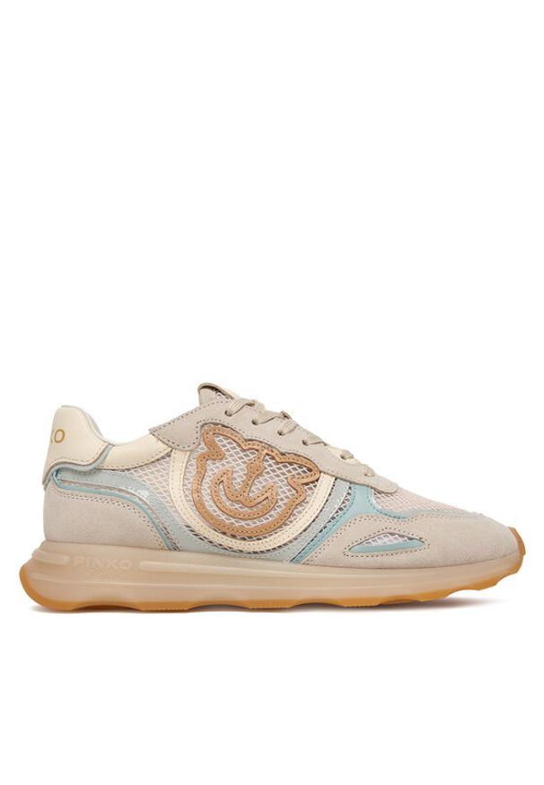 Pinko - PINKO Sneakersy Zoe 18B SS0175 P084 Kolorowy. Materiał: skóra, zamsz. Wzór: kolorowy