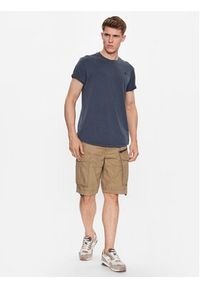 G-Star RAW - G-Star Raw T-Shirt D16396-2653-D418 Niebieski Regular Fit. Kolor: niebieski. Materiał: bawełna #7