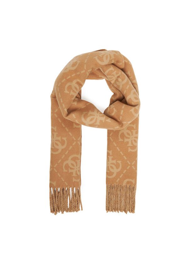 Guess Szalik W5BZ33 Z4210 Beżowy. Kolor: beżowy. Materiał: poliester, materiał