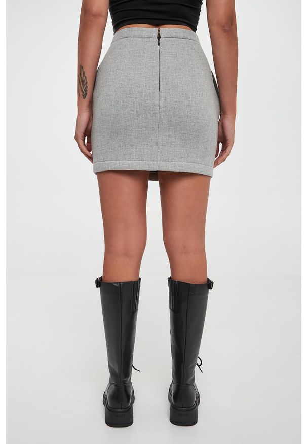 Pinko - Spódnica mini z wełną Sarita PINKO. Materiał: wełna