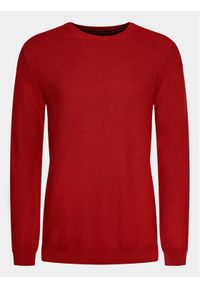 Pierre Cardin Sweter 50600/000/5040 Czerwony Regular Fit. Kolor: czerwony. Materiał: bawełna