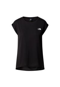 Koszulka damska The North Face Tanken 0A8BS2JK31 - czarna. Kolor: czarny. Materiał: tkanina, poliester. Długość rękawa: krótki rękaw. Długość: krótkie. Sport: fitness #1