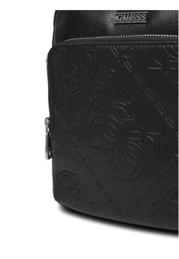 Guess Saszetka HMBOMG P5423 Czarny. Kolor: czarny. Materiał: skóra