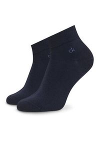 Calvin Klein Zestaw 3 par niskich skarpet męskich 701234209 Granatowy. Kolor: niebieski. Materiał: materiał, bawełna