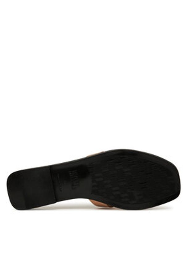 Karl Lagerfeld - KARL LAGERFELD Klapki Skoot II KL80402 Różowy. Kolor: różowy. Materiał: skóra