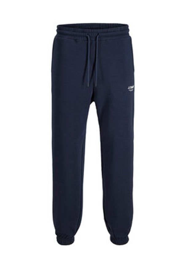 Jack & Jones - Jack&Jones Spodnie dresowe Kane Soho 12278943 Granatowy Regular Fit. Kolor: niebieski. Materiał: bawełna