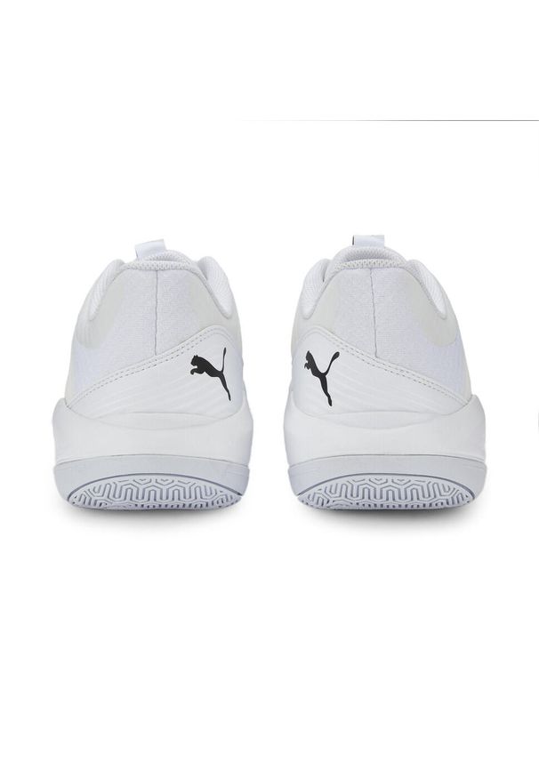 Buty do siatkówki Mężczyzna Puma Eliminate Pro II biały. Kolor: wielokolorowy, niebieski, biały, czarny. Materiał: tkanina, materiał, syntetyk. Sport: siatkówka