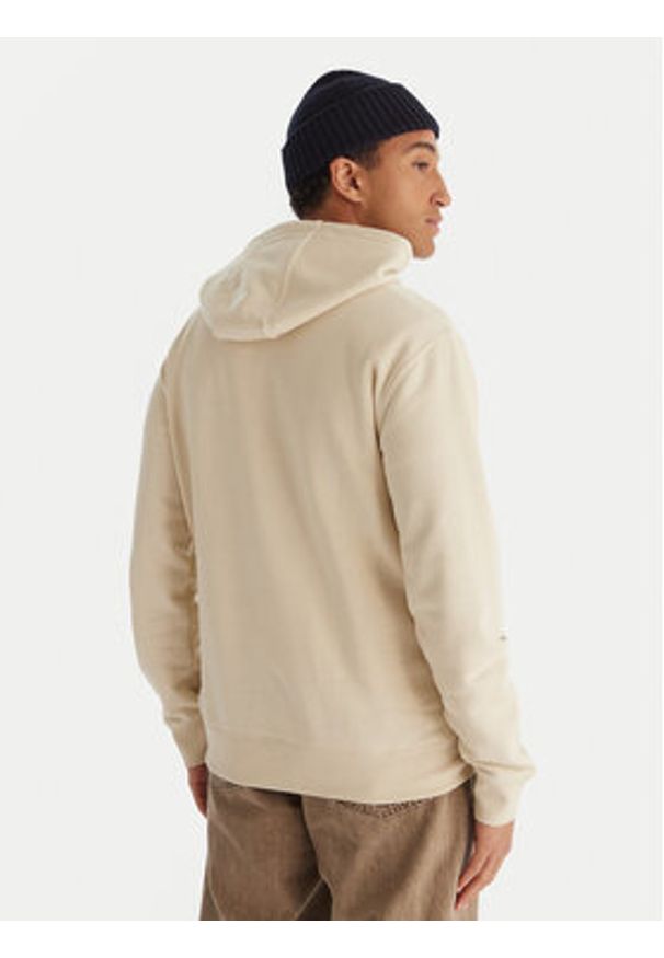 Quiksilver Bluza Screen Fleece Classic EQYFT05137 Beżowy Regular Fit. Kolor: beżowy. Materiał: syntetyk