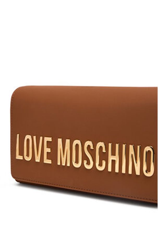 Love Moschino - LOVE MOSCHINO Torebka JC4103PP1OKD0200 Brązowy. Kolor: brązowy. Materiał: skórzane