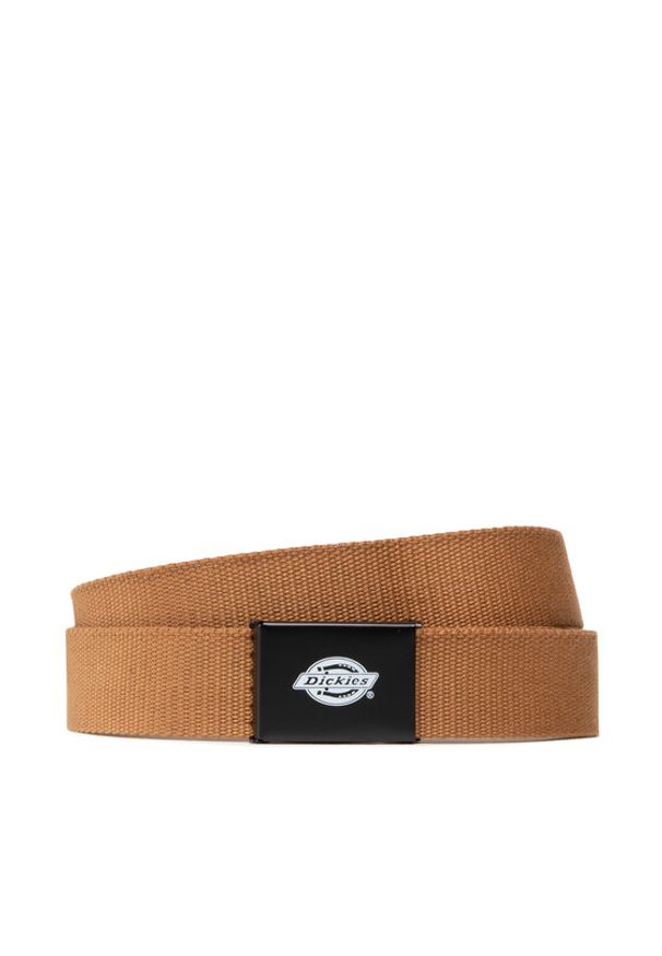 Dickies Pasek Męski Orcutt DK0A4X7EBD01 Brązowy. Kolor: brązowy. Materiał: materiał