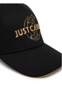 Just Cavalli Czapka z daszkiem 78RAZK50 ZG318 Czarny. Kolor: czarny. Materiał: bawełna, materiał