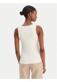 Marella Top Tiglio 2615941051 Écru Slim Fit. Materiał: syntetyk #4