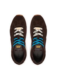 Steve Madden Sneakersy Asiel 11005159 Brązowy. Kolor: brązowy. Materiał: skóra, zamsz #4