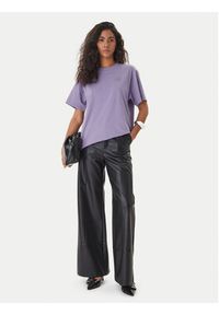 Hugo - HUGO T-Shirt Vintage 50518139 Fioletowy Relaxed Fit. Kolor: fioletowy. Materiał: bawełna. Styl: vintage #2