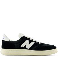 Buty unisex New Balance CT500CK – czarne. Kolor: czarny. Materiał: guma, zamsz, nubuk. Szerokość cholewki: normalna. Sport: tenis