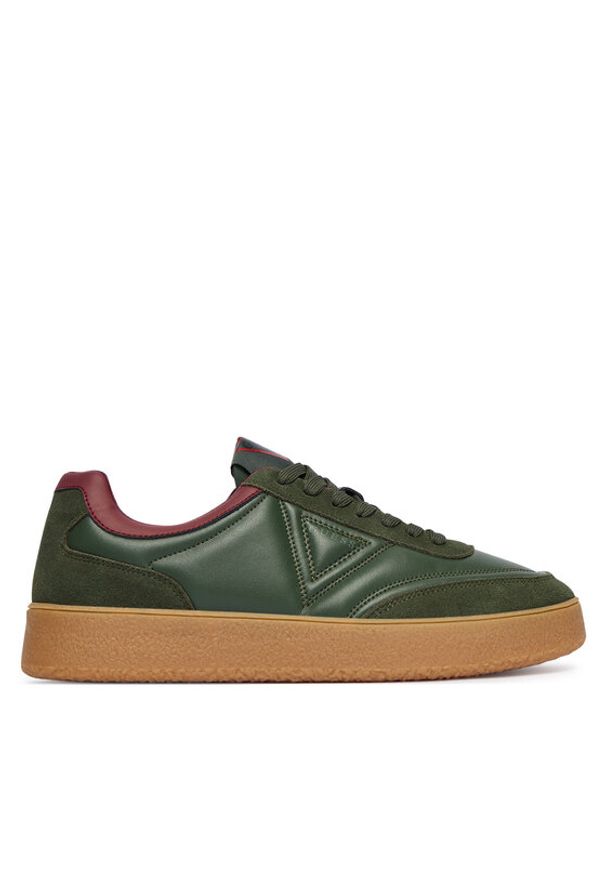 Guess Sneakersy FMFMOH LEA12 Zielony. Kolor: zielony. Materiał: skóra