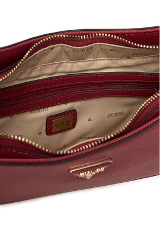 Guess Torebka 175657 Czerwony. Kolor: czerwony. Materiał: skórzane