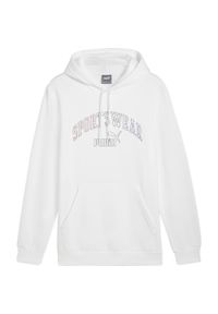 Bluza sportowa męska Puma Ess Logo LAB Gradient Hoodie FL. Kolor: biały. Wzór: gradientowy