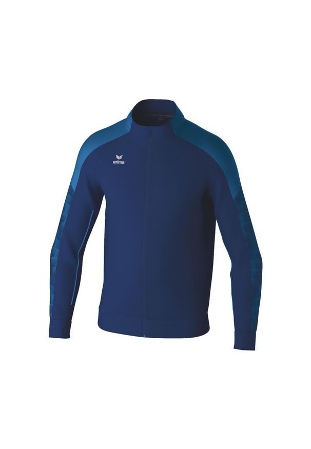 ERIMA - Dziecięca bluza dresowa Erima Evo Star. Kolor: niebieski. Materiał: dresówka. Długość rękawa: raglanowy rękaw. Sport: piłka ręczna