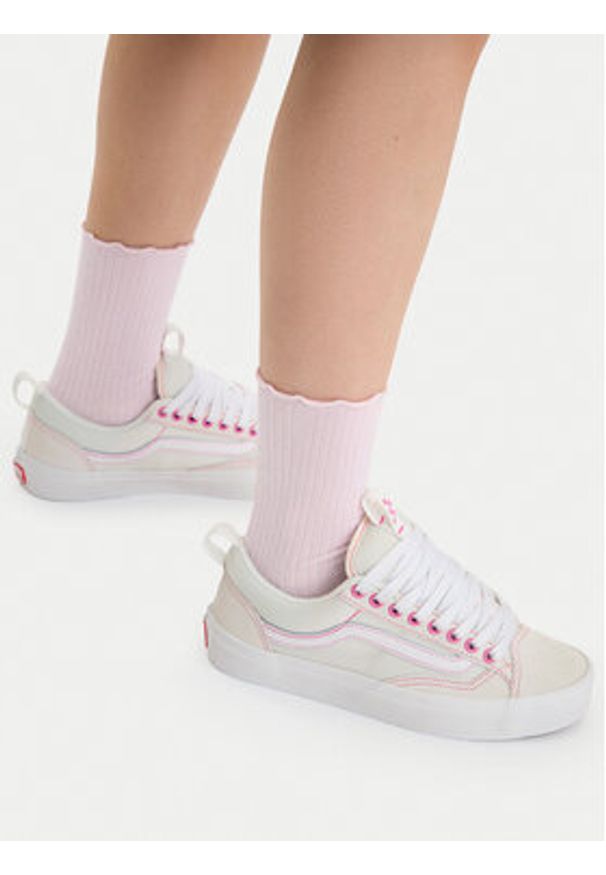 Vans Tenisówki Skate Old Skool 36 + VN000D5RFRQ1 Écru. Kolor: kremowy. Materiał: skóra, zamsz