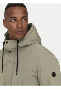 Only & Sons Parka Jayden 22022654 Beżowy Regular Fit. Kolor: beżowy. Materiał: syntetyk #6