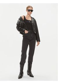Calvin Klein Jeans Top J20J223192 Czarny Relaxed Fit. Kolor: czarny. Materiał: bawełna #5