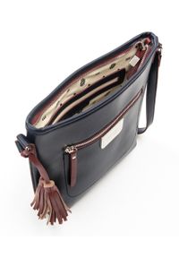 Inna - Torebka damska Monnari crossbody z chwostem matowa granatowa. Kolor: niebieski. Materiał: matowe. Styl: elegancki #3