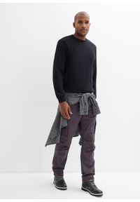 bonprix - Spodnie bojówki, relaxed fit, straight, z czystej bawełny. Kolor: szary. Materiał: bawełna #3